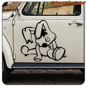 Pegatina Conejo de Trapo | Vintage Sticker Factory