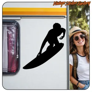 Gestanzter SURFER-Vinylaufkleber