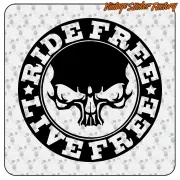 RIDE FREE STICKER. BUY VINYL STICKERS.