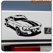 Decorative Mustang vinyl sticker