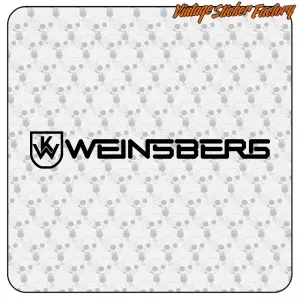 AUTOCOLLANT WEINSBERG. ACHETEZ DES AUTOCOLLANTS EN VINYLE.