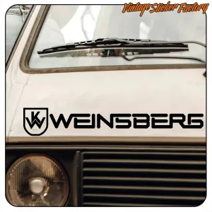 WEINSBERG AUFKLEBER. KAUFEN SIE VINYLAUFKLEBER.
