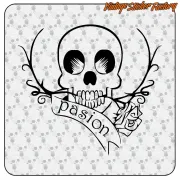 SKULL Custom Culture Skull Sticker