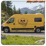 AUTOCOLLANT CRÂNE. ACHETEZ DES AUTOCOLLANTS EN VINYLE.