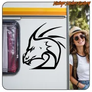 DRAGON STICKER. BUY VINYL STICKERS.
