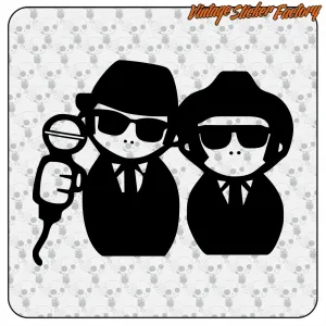 BLUES BROTHERS AUFKLEBER. KAUFEN SIE VINYLAUFKLEBER.