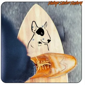 Pegatina BULL TERRIER 1. Comprar pegatinas.