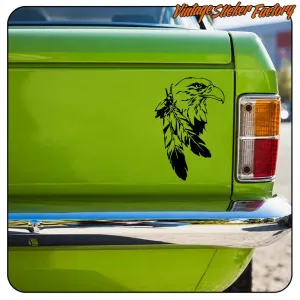 Pegatina de Vinilo AGUILA PLUMAS. Comprar pegatinas.