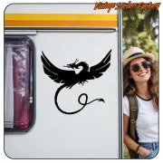 DRACHEN AUFKLEBER. KAUFEN SIE VINYLAUFKLEBER.