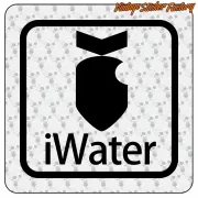 IWATER AUFKLEBER. KAUFEN SIE VINYLAUFKLEBER.