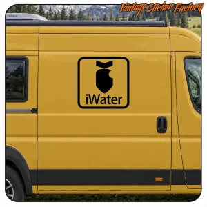 AUTOCOLLANT IWATER. ACHETEZ DES AUTOCOLLANTS EN VINYLE.