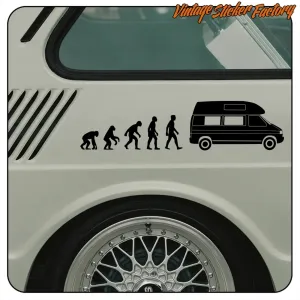 EVOLUTION T4 EXKLUSIV AUFKLEBER. KAUFEN SIE VINYLAUFKLEBER.