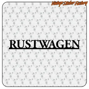 Pegatina RUSTWAGEN. Comprar pegatinas.