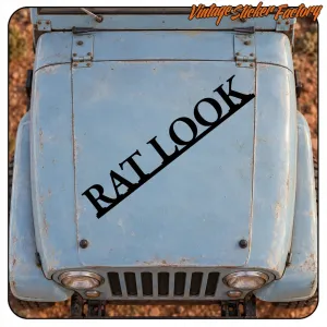 RAT LOOK STICKER. BUY VINYL STICKERS.