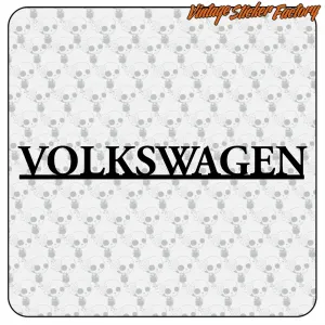Volkswagen Aufkleber Retro. KAUFEN SIE VINYLAUFKLEBER.
