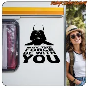 Pegatina DARTH WATER ENGLISH. Comprar pegatinas.