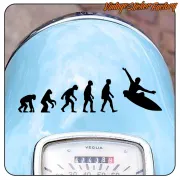 Evolution Surf cut vinyl sticker
