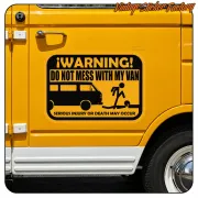 Volkswagen T3 «DON’T MESS WITH MY VAN» Aufkleber
