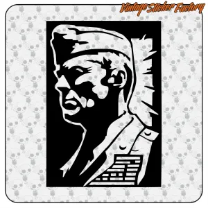 Pegatina SARGENTO DE HIERRO. Comprar pegatinas.