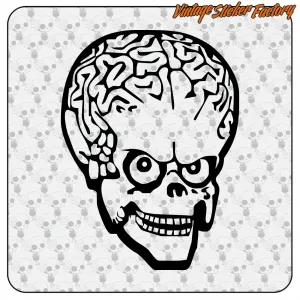 MARS ATTACKS STICKER. BUY VINYL STICKERS.