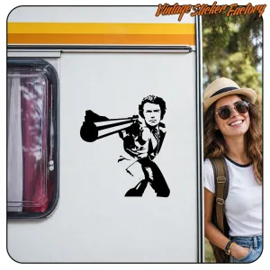DIRTY HARRY STICKER. BUY VINYL STICKERS.