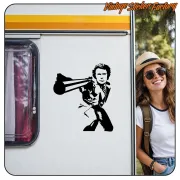 DIRTY HARRY AUFKLEBER. KAUFEN SIE VINYLAUFKLEBER.