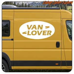 VAN LOVER STICKER. BUY VINYL STICKERS.