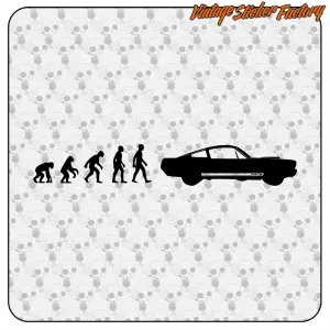 EVOLUTION MUSTANG STICKER. BUY VINYL STICKERS.