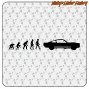 EVOLUTION MUSTANG AUFKLEBER. KAUFEN SIE VINYLAUFKLEBER.