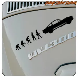 EVOLUTION MUSTANG AUFKLEBER. KAUFEN SIE VINYLAUFKLEBER.