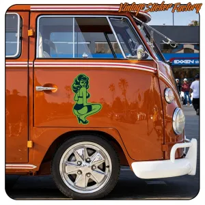 PIN UP ZOMBIE STICKER. BUY VINYL STICKERS.