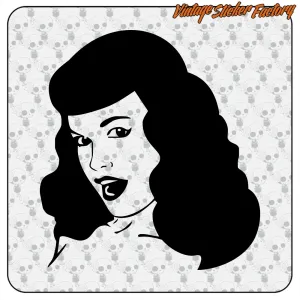 BETTY -SEITE AUFKLEBER. KAUFEN SIE VINYLAUFKLEBER.