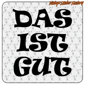 DAS IST GUT Camper-Aufkleber