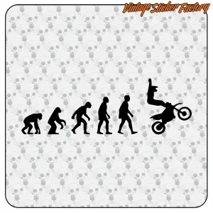 MOTOCROSS -EVOLUTION AUFKLEBER. KAUFEN SIE VINYLAUFKLEBER.