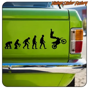 MOTOCROSS EVOLUTION STICKER. BUY VINYL STICKERS.