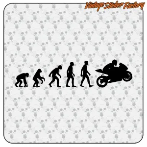 MOTO -EVOLUTION AUFKLEBER. KAUFEN SIE VINYLAUFKLEBER.
