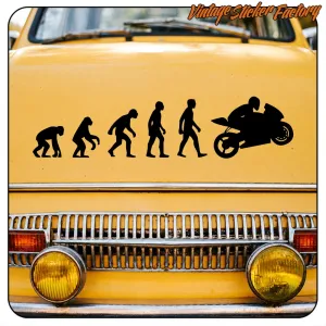 MOTO EVOLUTION STICKER. BUY VINYL STICKERS.
