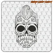 Pegatina CALAVERA LLAVES. Comprar pegatinas.