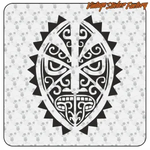 Decorative Tiki Mask Sticker