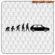 EVOLUTION GOLF MK1 AUFKLEBER. KAUFEN SIE VINYLAUFKLEBER.