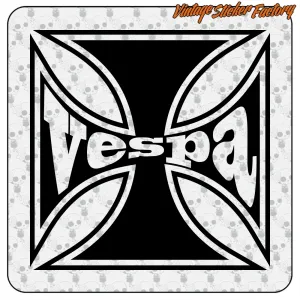 Malteserkreuz Vespa Aufkleber | Scooter-Vinyl