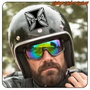 Autocollant Croix de Malte Vespa | Vinyle scooter