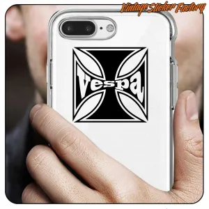 Malta Cross Vespa Sticker | Scooter Vinyl