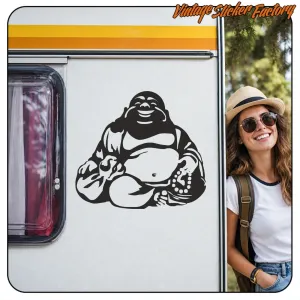 Dekorativer Buddha-Aufkleber | Vintage Sticker Factory