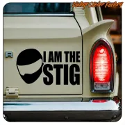 ICH BIN THE STIG AUFKLEBER. KAUFEN SIE VINYLAUFKLEBER.