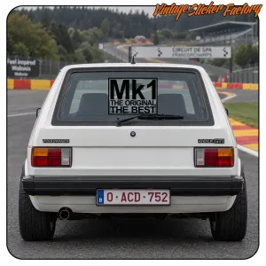 MK1 DAS ORIGINAL STICKER. BUY VINYL STICKERS.