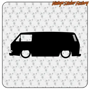 AUTOCOLLANT LOW PANELED VW T3. ACHETEZ DES AUTOCOLLANTS EN VINYLE.