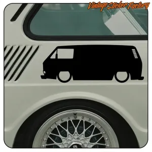 LOW PANELED VW T3 AUFKLEBER. KAUFEN SIE VINYLAUFKLEBER.