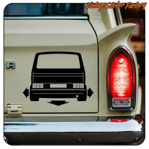 Pegatina VW T3 LOW. Comprar pegatinas.
