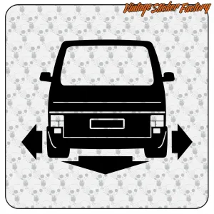 VW T4 LOW sticker for camper van
